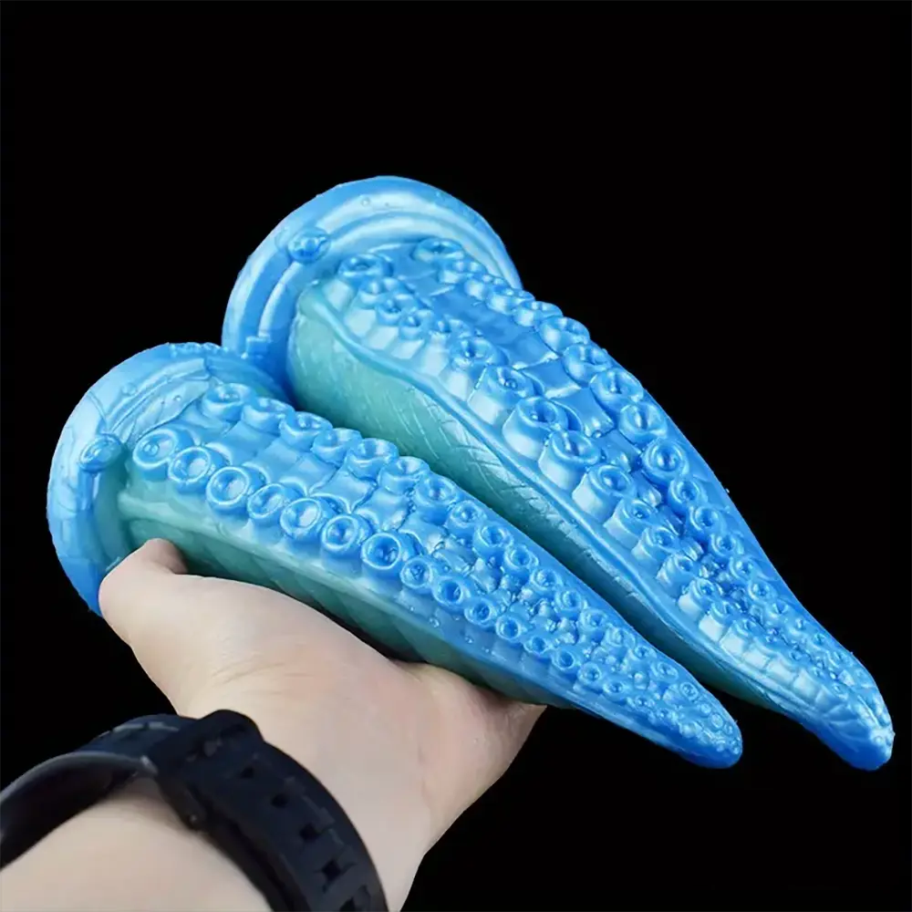 7.16in 9.05in Fantasy Monster Octopus Tentacle Silicone Soft Dildo