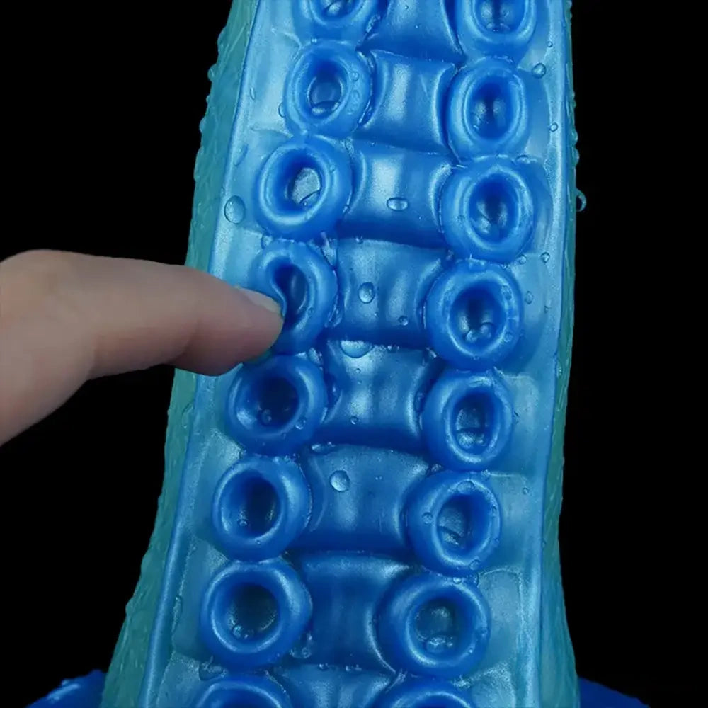 7.16in 9.05in Fantasy Monster Octopus Tentacle Silicone Soft Dildo