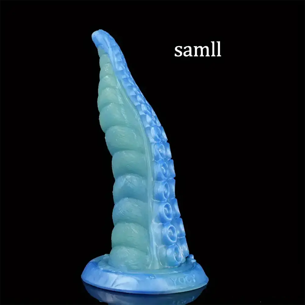 7.16in 9.05in Fantasy Monster Octopus Tentacle Silicone Soft Dildo