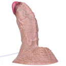 7.16in Double Density Silicone Soft Ejaculating Dildo For Suction Cup Dick