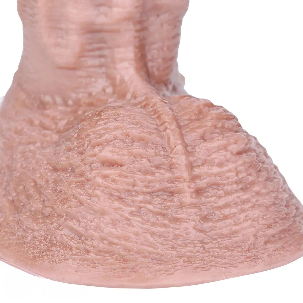 7.16in Double Density Silicone Soft Ejaculating Dildo For Suction Cup Dick