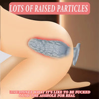 7.16in Graininess Raised Particles Reminiscent Corn Silicone Butt Plug Dildo