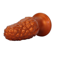 7.16in Graininess Raised Particles Reminiscent Corn Silicone Butt Plug Dildo