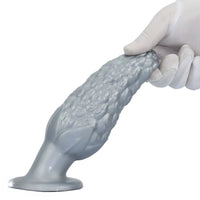 7.16in Graininess Raised Particles Reminiscent Corn Silicone Butt Plug Dildo
