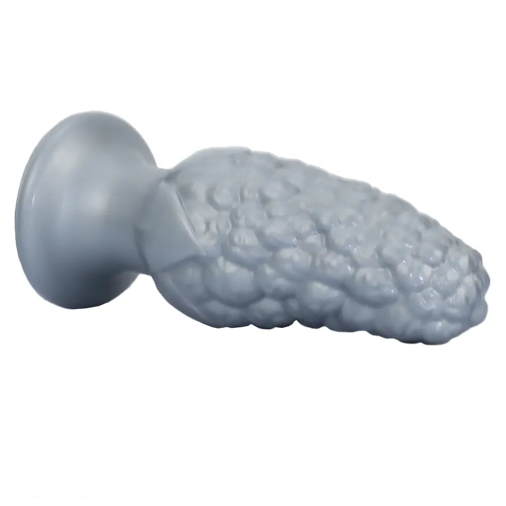7.16in Graininess Raised Particles Reminiscent Corn Silicone Butt Plug Dildo