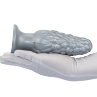 7.16in Graininess Raised Particles Reminiscent Corn Silicone Butt Plug Dildo