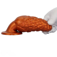 7.16in Graininess Raised Particles Reminiscent Corn Silicone Butt Plug Dildo