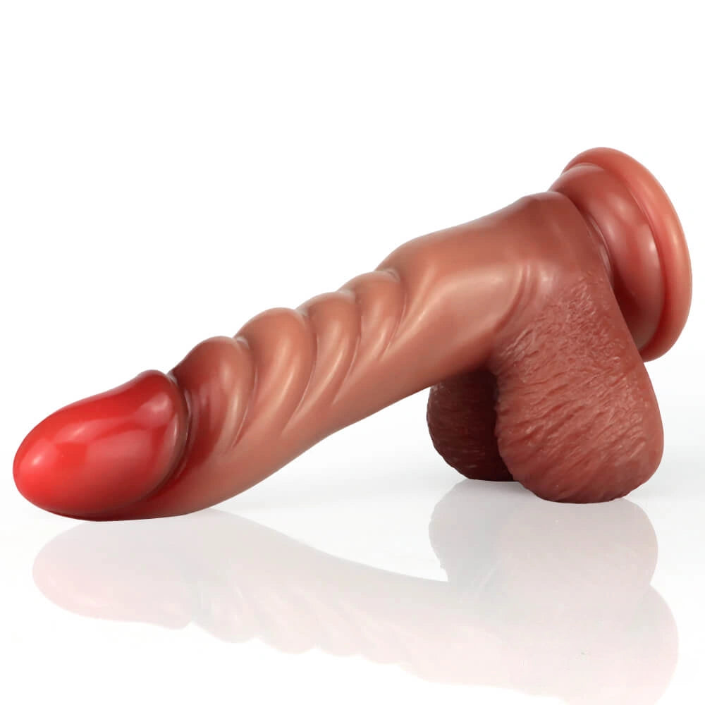 7.16in Lifelike Penis Powerful Sucker Dildo For Beginners Toy