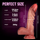 7.16in Lifelike Penis Powerful Sucker Dildo For Beginners Toy