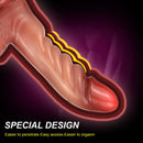 7.16in Lifelike Penis Powerful Sucker Dildo For Beginners Toy