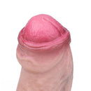 7.16in Strap on Penis Extender Uncut Cock Sleeve Dildo For G-Spot Anal Sex