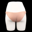 7.17in Hollow Penis Dildo Sleeve Silicone Soft Pants Male Female Masturbator