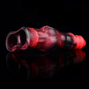 7.17in Silicone Animal Cock Sleeve Knot Vibrating Hollow Dildo With Cock Ring