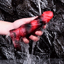 7.17in Silicone Dog Cock Sleeve Knot Vibrating Automatic Hollow Female Dildo