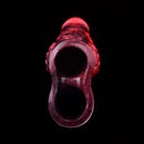 7.17in Silicone Dog Cock Sleeve Knot Vibrating Automatic Hollow Female Dildo