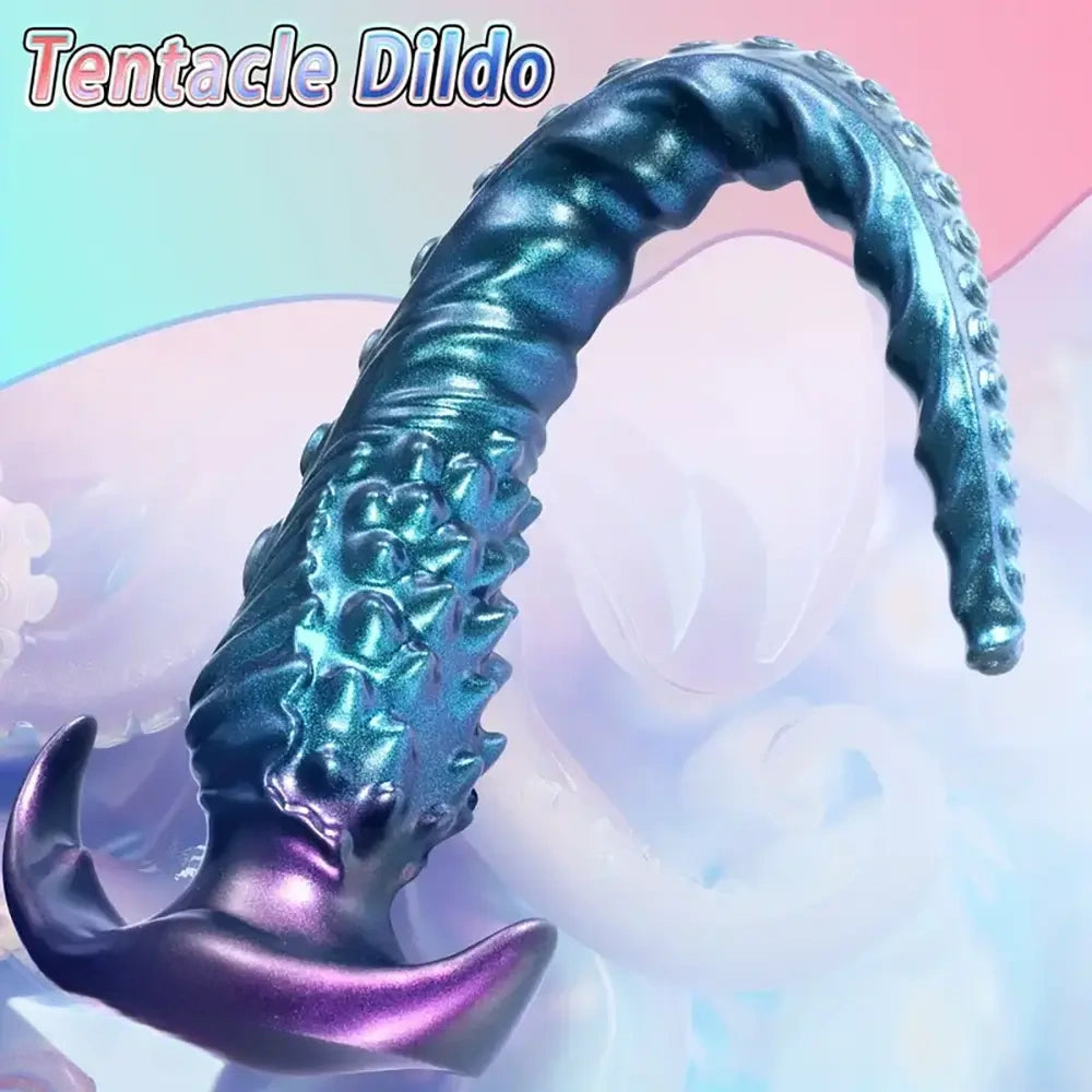 7.1in 13.8in 17.7in Long Tentacle Penis Dildo Silicone Octopus Anal Plug
