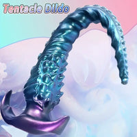 7.1in 13.8in 17.7in Long Tentacle Penis Dildo Silicone Octopus Anal Plug