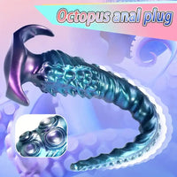 7.1in 13.8in 17.7in Long Tentacle Penis Dildo Silicone Octopus Anal Plug