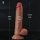 7.1in 8.3in 16in Big Long Lifelike Penis Real Veins Dildo For Anal Clit Play