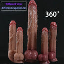 7.1in 8.5in 12.6in Big Silicone Realistic Lifelike Soft G Spot Anal Dildo