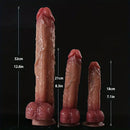 7.1in 8.5in 12.6in Big Silicone Realistic Lifelike Soft G Spot Anal Dildo