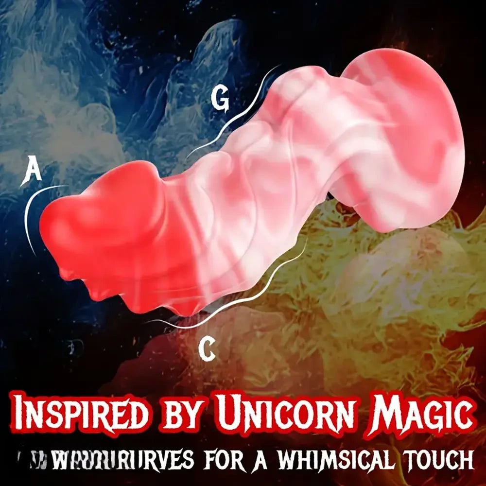 7.1in Big Fantasy Monster Dildo Liquid Silicone Tentacle Soft Anal Plug