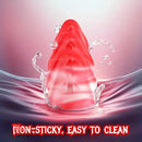7.1in Big Fantasy Monster Dildo Liquid Silicone Tentacle Soft Anal Plug