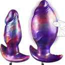 7.1in Fantasy Monster Wearable Silicone Inflatable Dildo Needle Interface