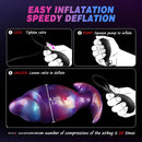 7.1in Fantasy Monster Wearable Silicone Inflatable Dildo Needle Interface