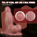 7.1in Hollow Strap on Real Uncut Dildo Adult Sex Toy For Women