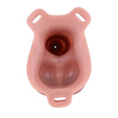 7.1in Hollow Strap on Real Uncut Dildo Adult Sex Toy For Women