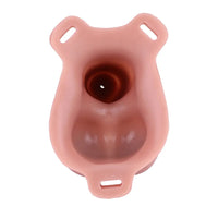 7.1in Hollow Strap on Real Uncut Dildo Adult Sex Toy For Women