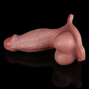 7.1in Hollow Strap on Real Uncut Dildo Adult Sex Toy For Women