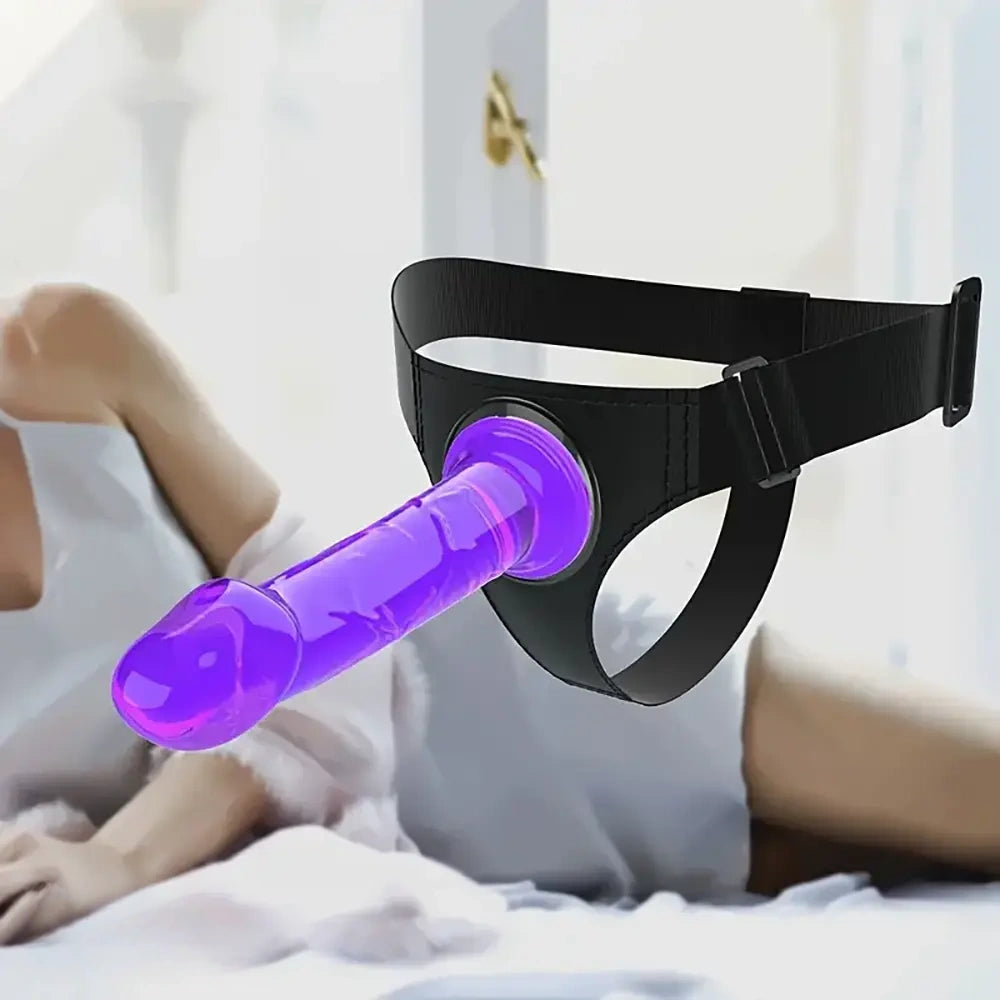 7.1in Real Removable Strap On Dildo For Women G Spot Vaginal Stimulate