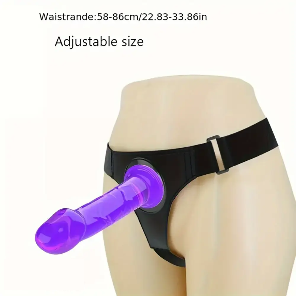 7.1in Real Removable Strap On Dildo For Women G Spot Vaginal Stimulate