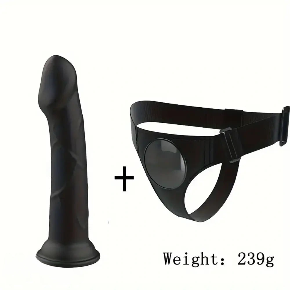 7.1in Real Removable Strap On Dildo For Women G Spot Vaginal Stimulate