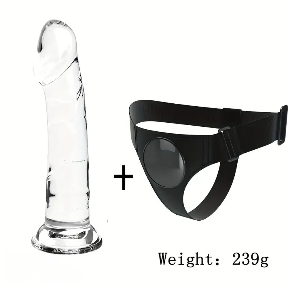7.1in Real Removable Strap On Dildo For Women G Spot Vaginal Stimulate