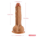 7.1in Realistic PVC Cock Dildo 7.1″ Real Skin Exquisite Dildo For Anus