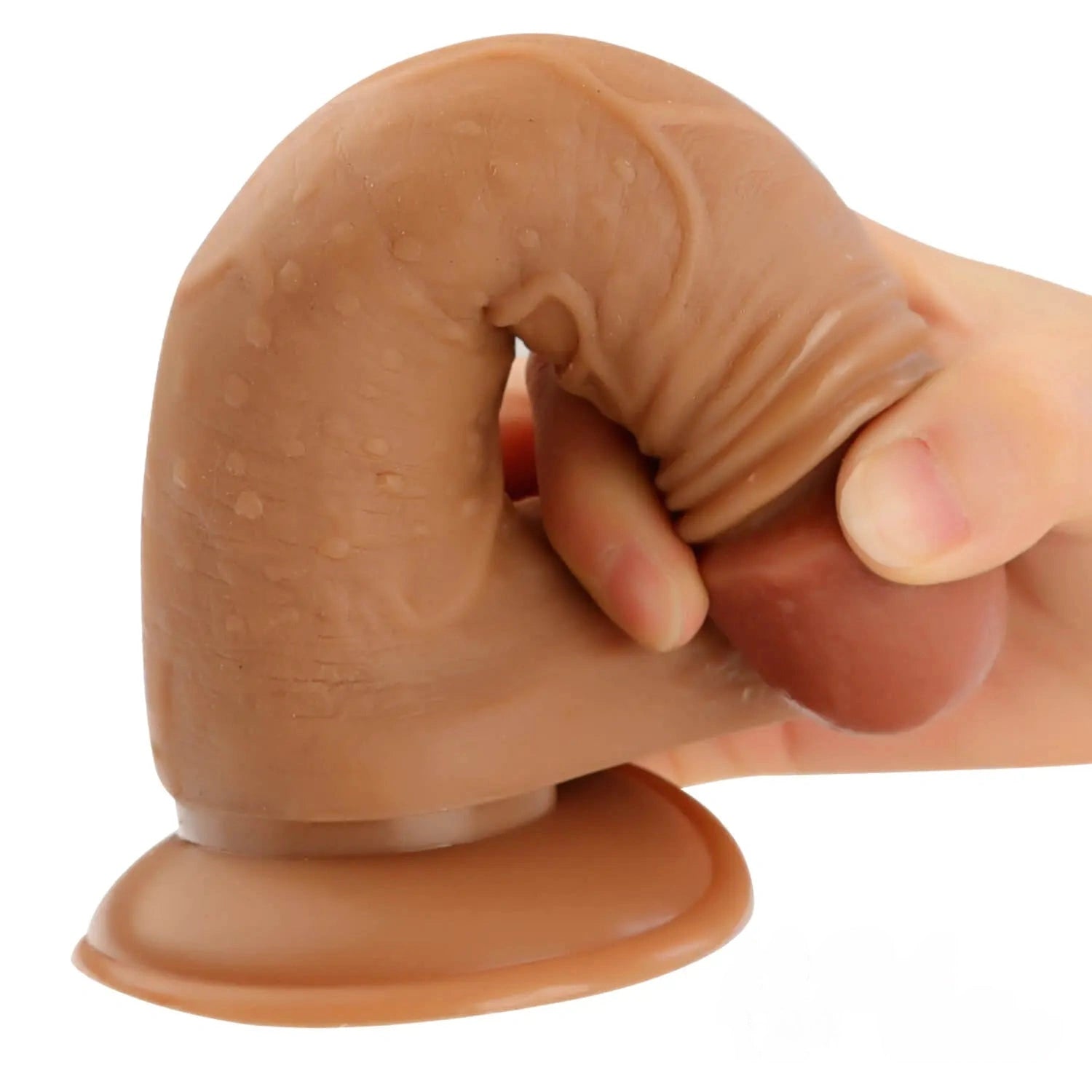 7.1in Realistic PVC Cock Dildo 7.1″ Real Skin Exquisite Dildo For Anus