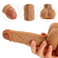 7.1in Realistic PVC Cock Dildo 7.1″ Real Skin Exquisite Dildo For Anus