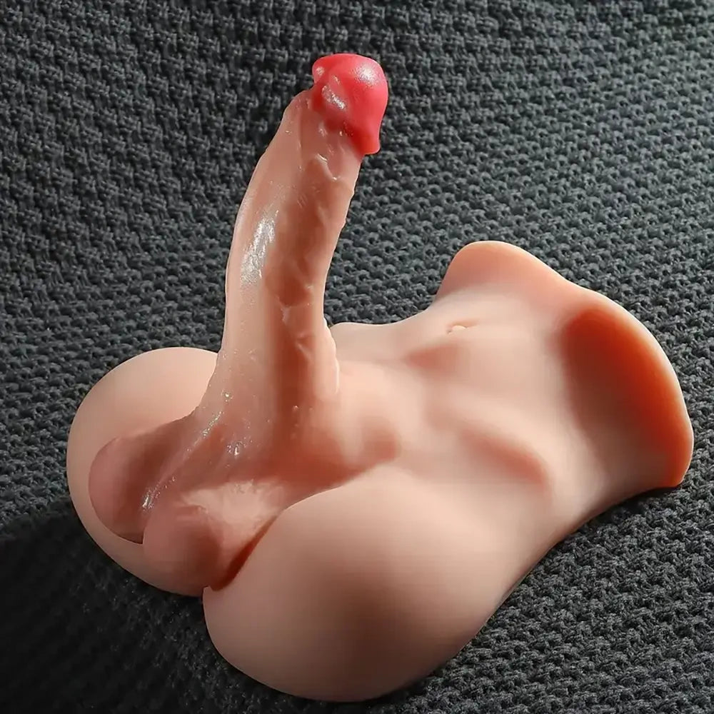 7.1in Realistic Soft TPE Male Sex Doll Torso For Female Masturbation