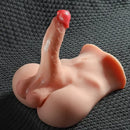 7.1in Realistic Soft TPE Male Sex Doll Torso For Female Masturbation