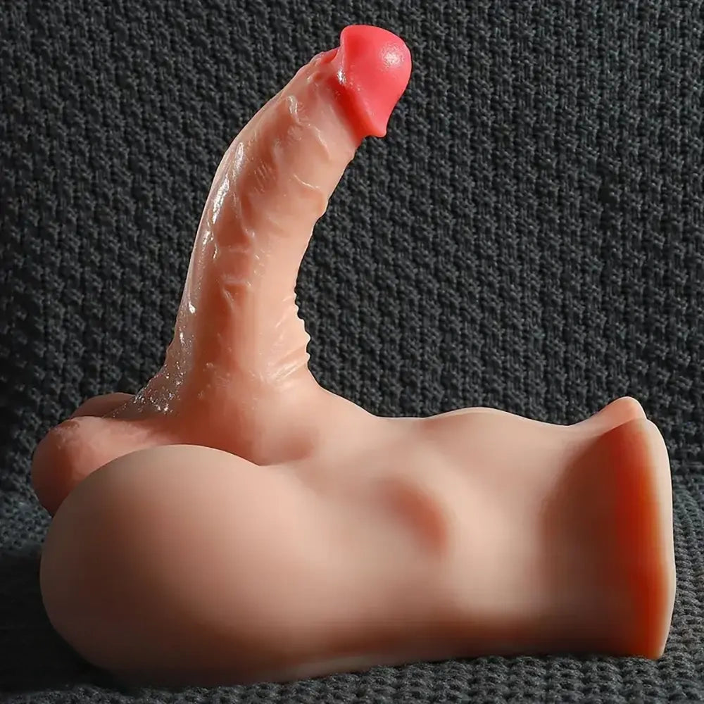 7.1in Realistic Soft TPE Male Sex Doll Torso For Female Masturbation