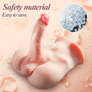 7.1in Realistic Soft TPE Male Sex Doll Torso For Female Masturbation