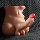 7.1in Realistic Soft TPE Male Sex Doll Torso For Female Masturbation