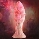 7.1in Soft Silicone Fantasy Fire Feeling Monster Dildo For Women Men