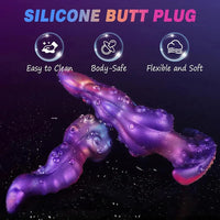 7.1in Tentacle Fantasy Odd Knot Soft Dildo Adult Sex Toy For Women