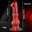 7.24in 7.51in 9.84in 10.62in 12.99in Animal Dog Cock Silicone Soft Dildo