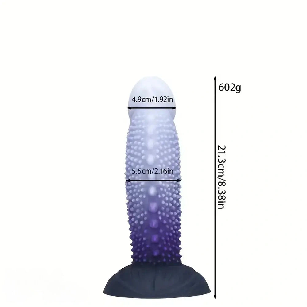 7.24in 8.38in 9.96in 11.14in Monster Spiked Fantasy Meat Thorn Dildo