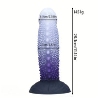 7.24in 8.38in 9.96in 11.14in Monster Spiked Fantasy Meat Thorn Dildo